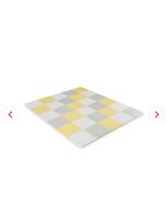 Tapis de parc bébé mousse puzzle unique black/cream