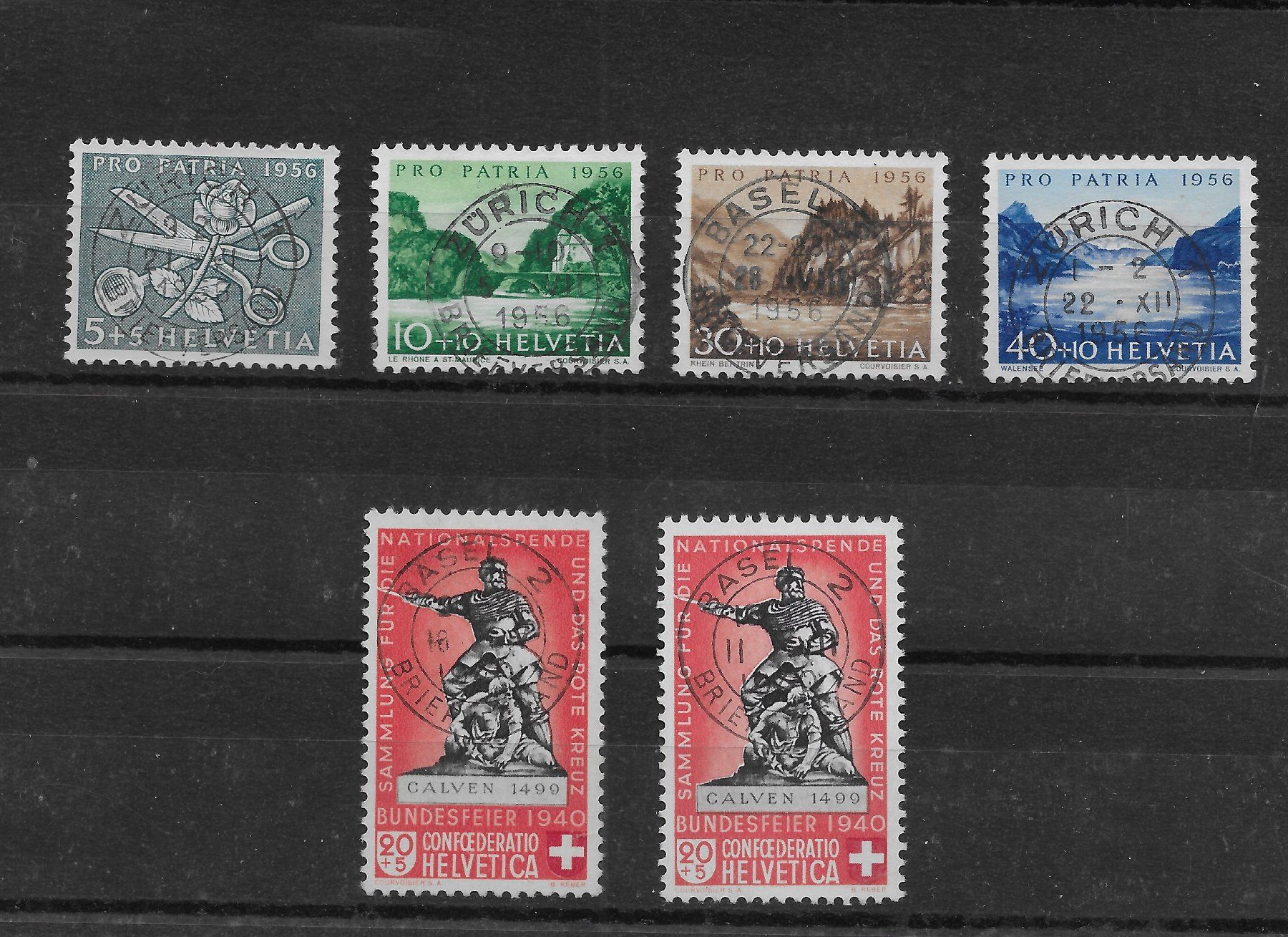 Alle Briefmarken: PP Lot mit Kronen Voll-Stempel – Gebraucht aus Hefenhofen von Richsalz