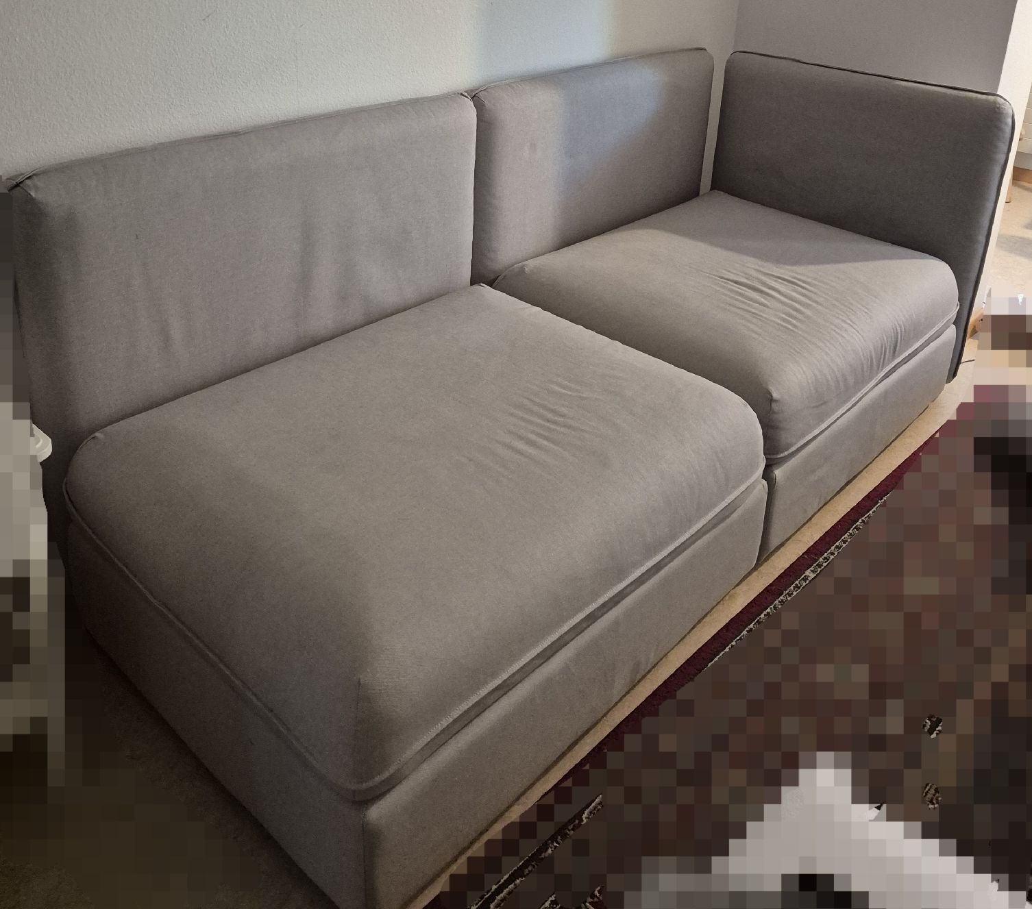 Ikea Divani: IKEA VALLENTUNA Sofa Canapé hellgrau – Usato da Zürich venduto da bacarozzo 1