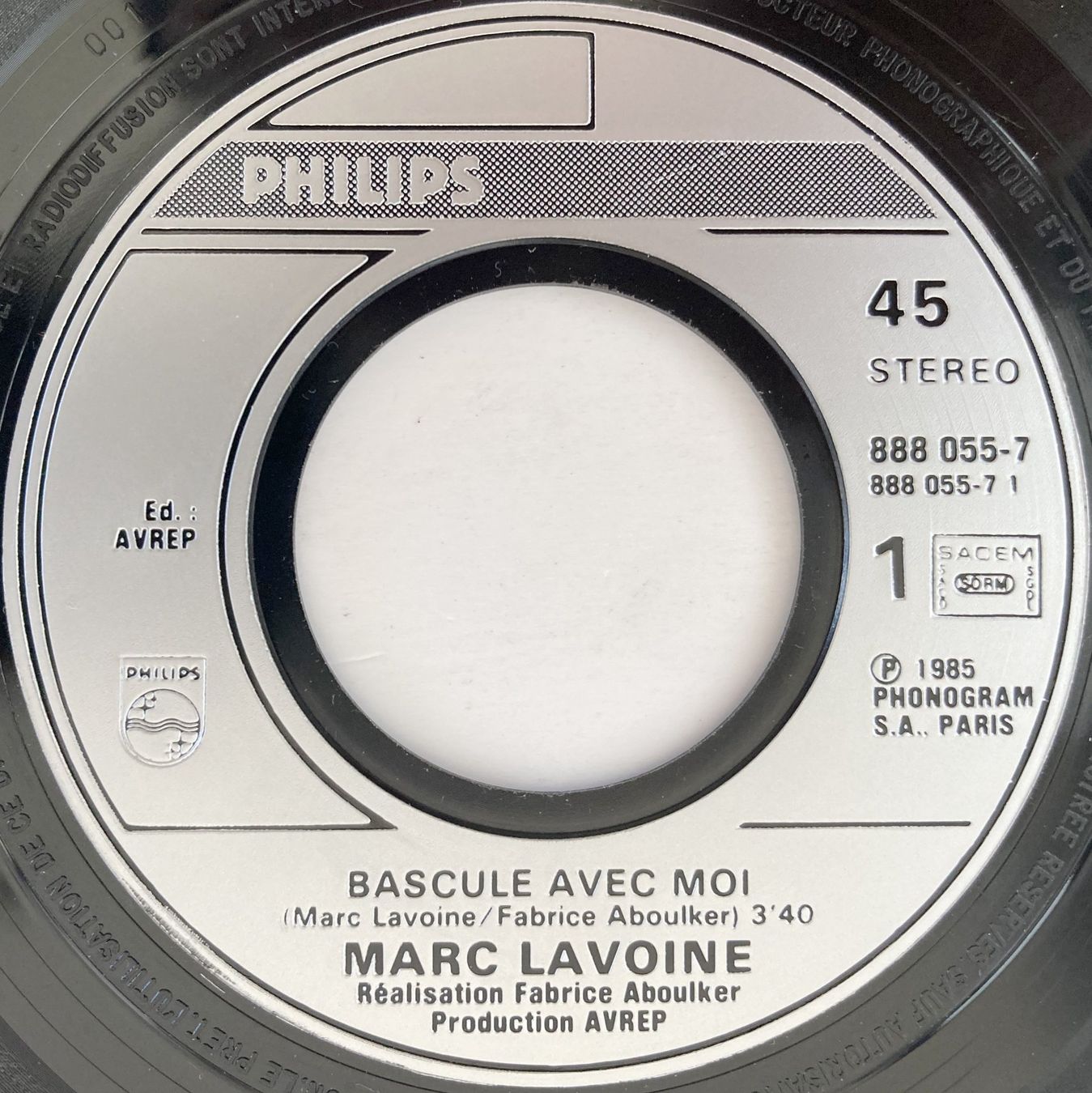 Dischi in vinile: MARC LAVOINE - BASCULE AVEC MOI – Usato da Bottens venduto da hotter-than-hell 2