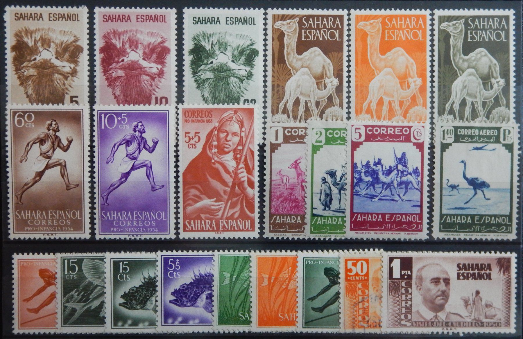 Alle Briefmarken: Spanisch Sahara Lot mit alten Werten – Gebraucht aus Zürich von Muehlekauf