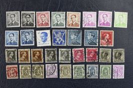 Lot timbres Belgique