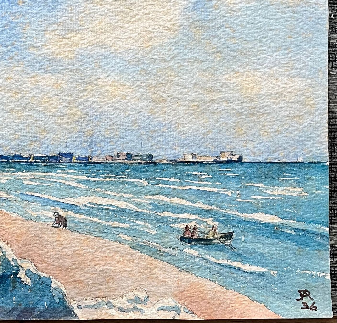 Dipinti: KÜNSTLER ?  AQUARELL MONOGRAMMIERT – Usato da Gersau venduto da grafik-kunst