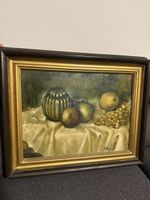 Stillleben Gemälde Öl auf Leinwand A.Zignoli