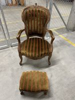 schöner antiker Sessel Louis XV Massivholz