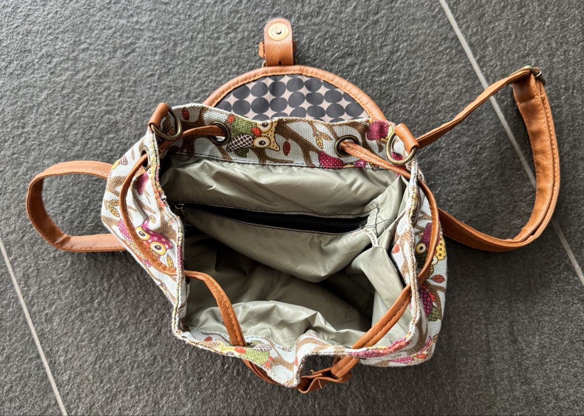 Borse & Zaini: Kleiner Rucksack mit Eulenmotiv – Usato da Lüsslingen venduto da Geronimo66 2