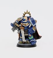 Warhammer 40k Space Marine Captain with Storm Bolster