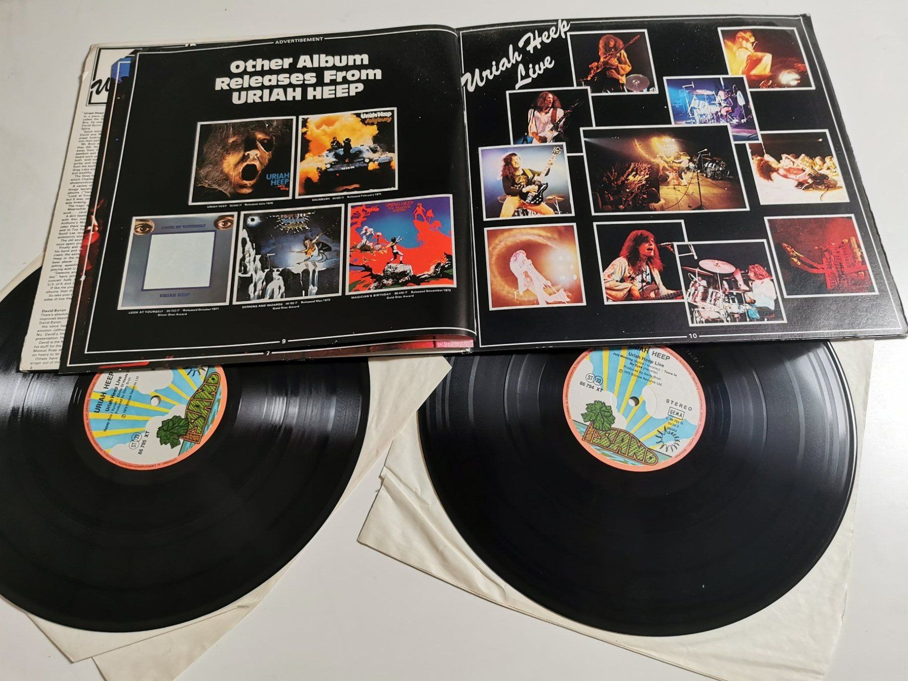 Dischi in vinile: URIAH HEEP - LIVE JANUARY 1973 – Usato da Grafenried venduto da House-of-Oldies 2