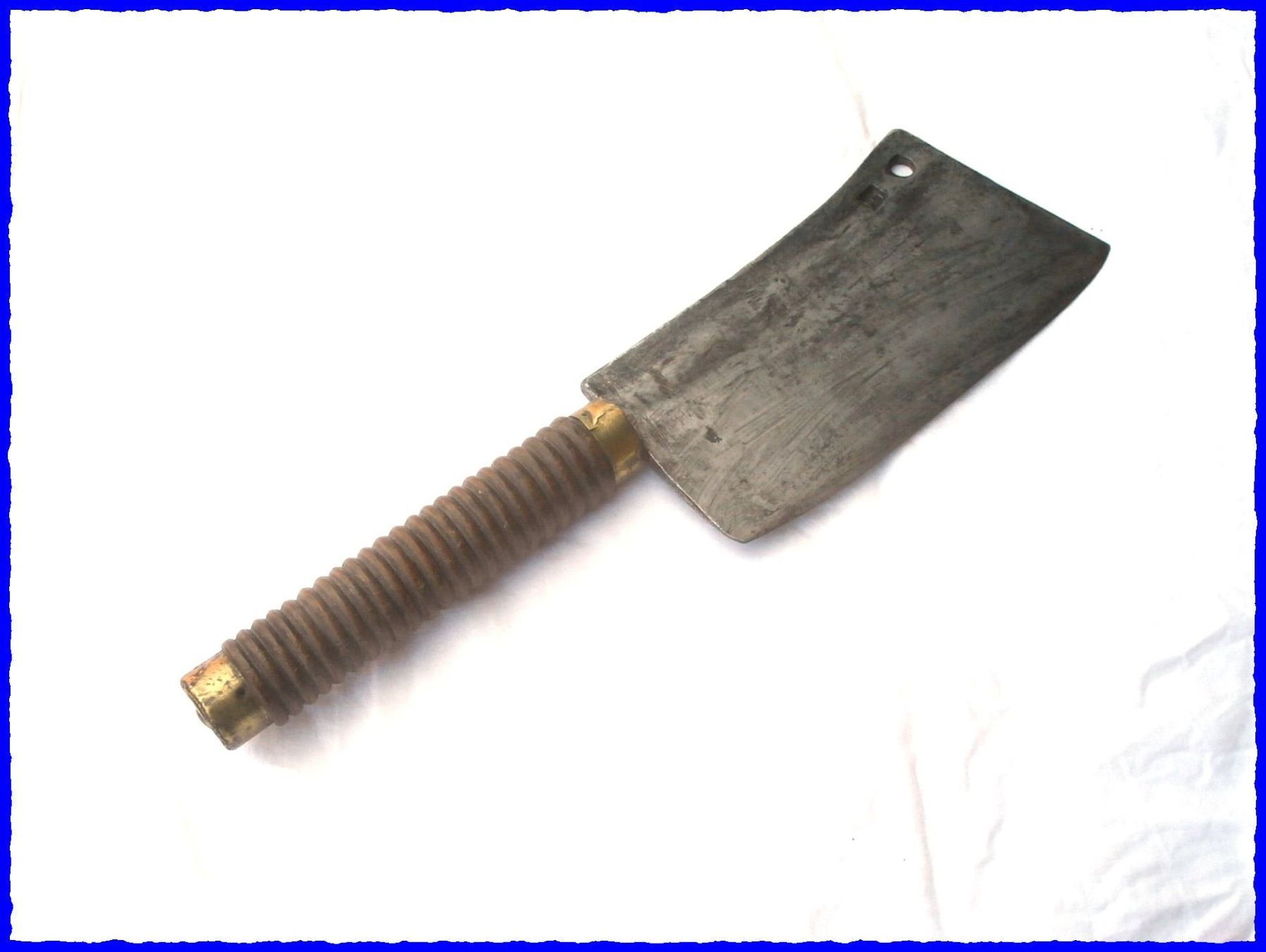 Coltelli da cucina: Schweres altes METZGERMESSER (Hackbeil) mit Holzgriff – Usato da Worblaufen venduto da Re_mo81