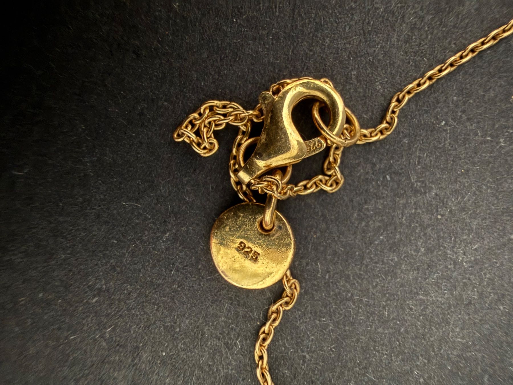 Catenine: Lange Silber Kette 925, vergoldet – Usato da Spiegel b. Bern venduto da Rogger72 2