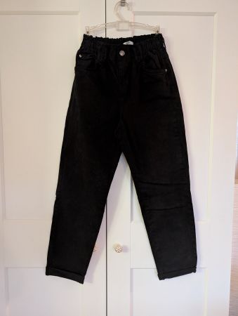 Damen Jeans BERSHKA, schwarz Grösse 34