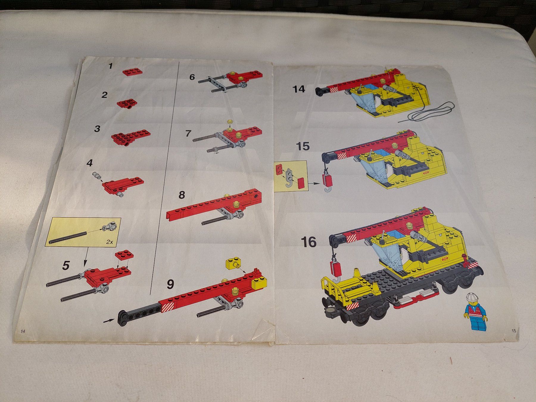 Lego Kit di costruzioni: LEGO 4552 Cargo Crane nur Bauanleitung – Usato da Altenrhein venduto da schalumpfi 2
