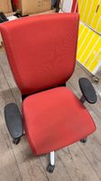KLÖBER MERA Profi Bürostuhl – Ergonomisch – Rot/Silber