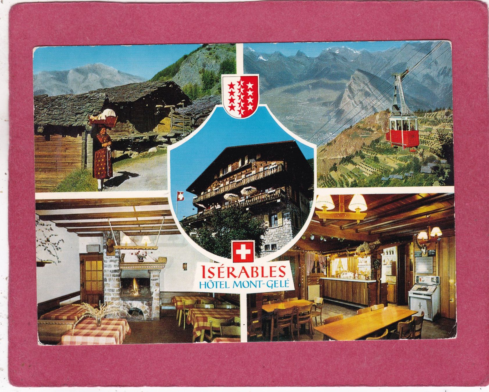 Ansichtskarten: Isérables 1971 – Gebraucht aus Herisau von Lisegrat2008