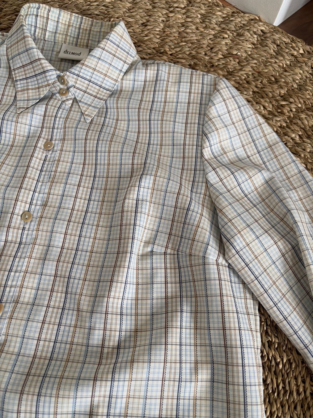 Camicette: Karierte Baumwollbluse Gr 42 – Usato da Laufenburg venduto da VintageMuesli 2
