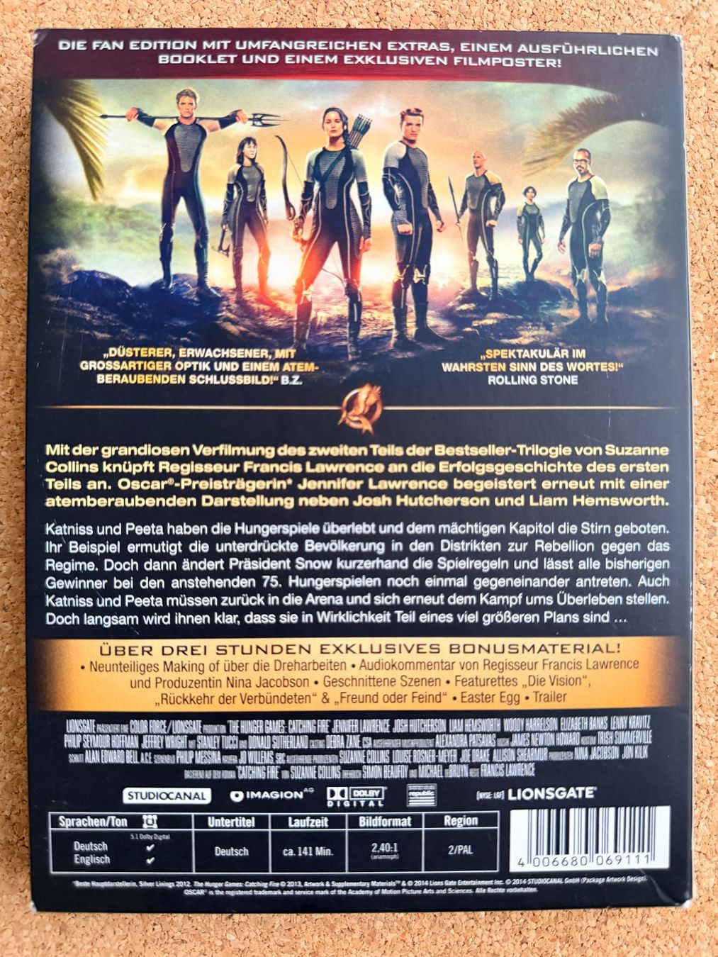 Tous les DVDs: DVD Catching Fire - Die Tribute von Panem – D'occasion à Binningen par samorga21 1