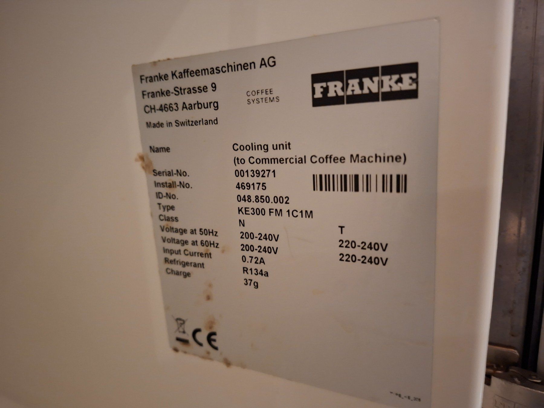 Franke Macchine per caffè & Macchine per espresso: Franke Profi Kaffeemaschine Hotel Gastgewerbe Restaurant – Usato da Bottmingen venduto da mao12 4