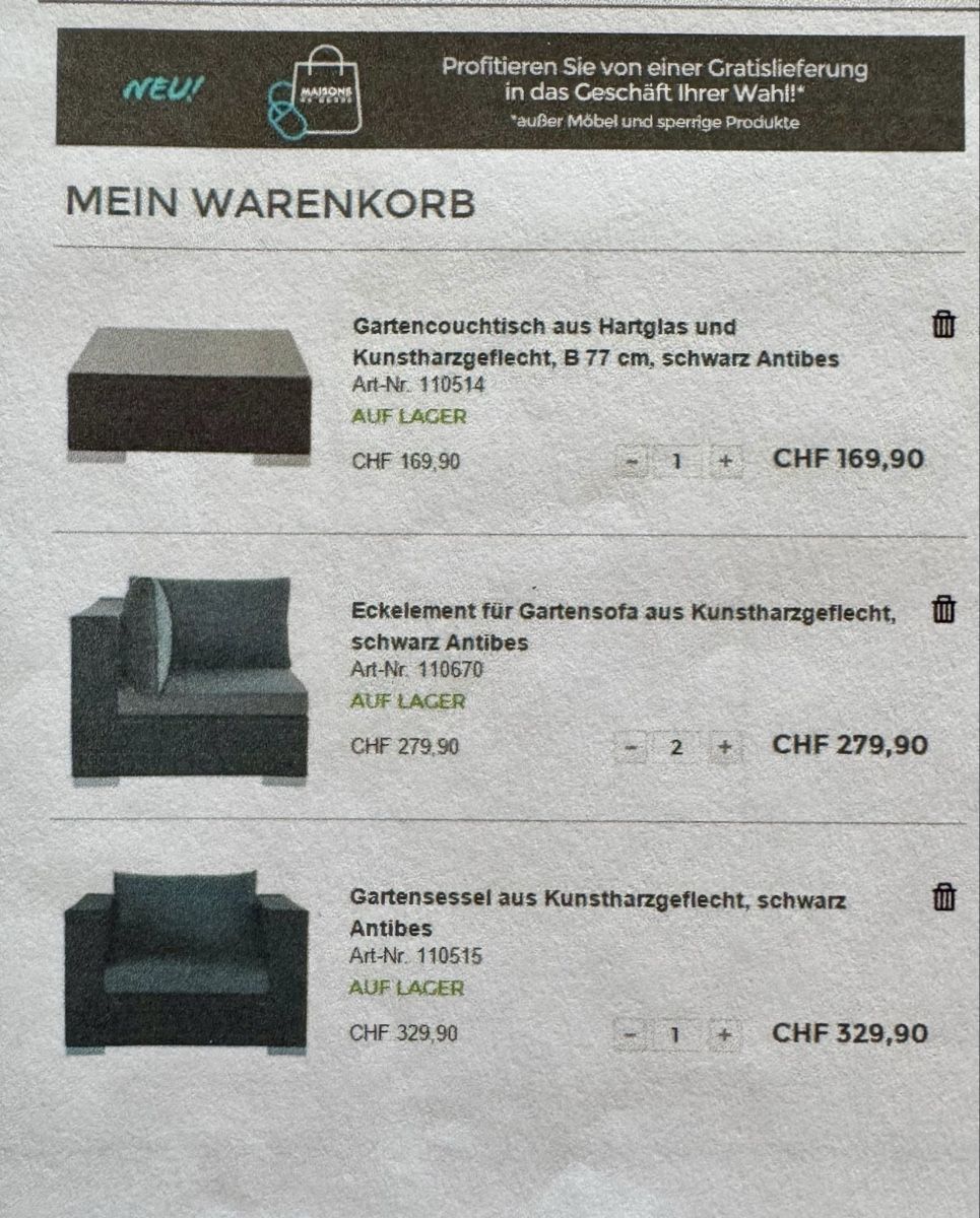 Divani: Loungemöbel von Maisons du Monde – Usato da Männedorf venduto da Smartcom 1