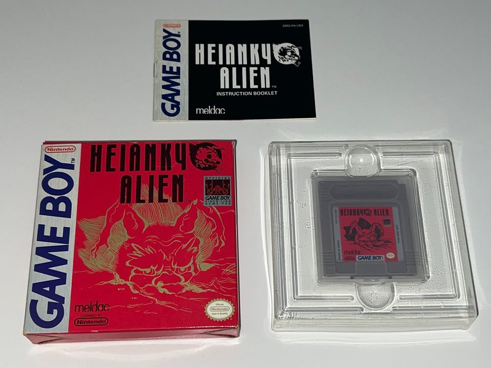 Jeu Game Boy Heiankyo Alien - Version Rétro Nintendo, En Très Bon état Avec Boîte Et Notice