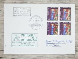 CL18 Enveloppe + Timbre Suisse 1970