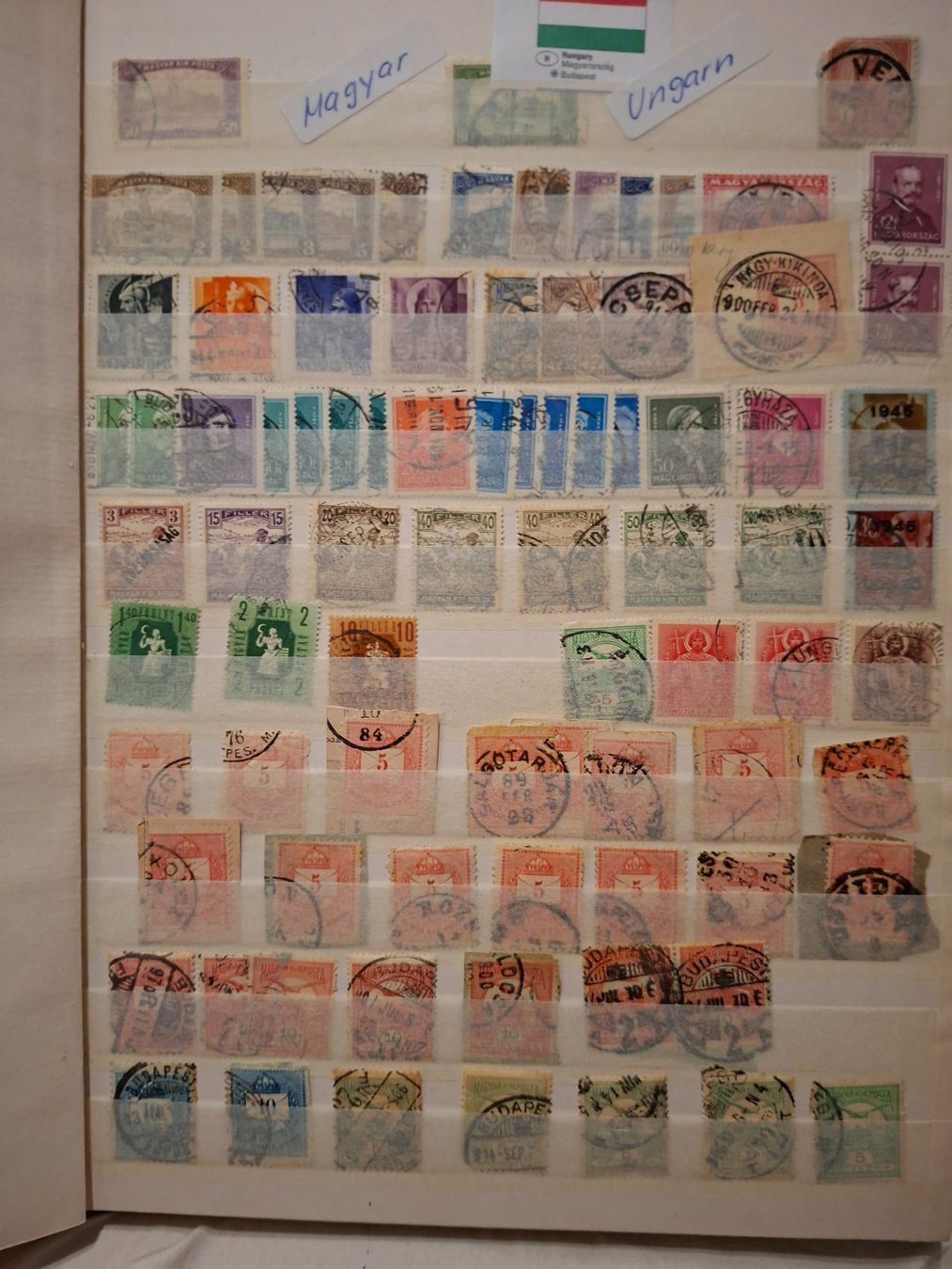 Tous les timbres: Briefmarkensammlung Ungarn – D'occasion à Balgach par SIMEON27 9