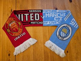 Manchester United vs. Manchester City Schal Fussball Fan