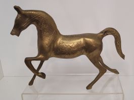 Cheval style indien en laiton