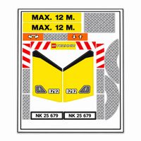Lego Technik 8292 Sticker Satz