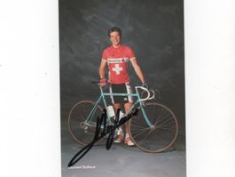 Autogrammkarte von Ex-Radrennfahrer Laurent Dufaux CH