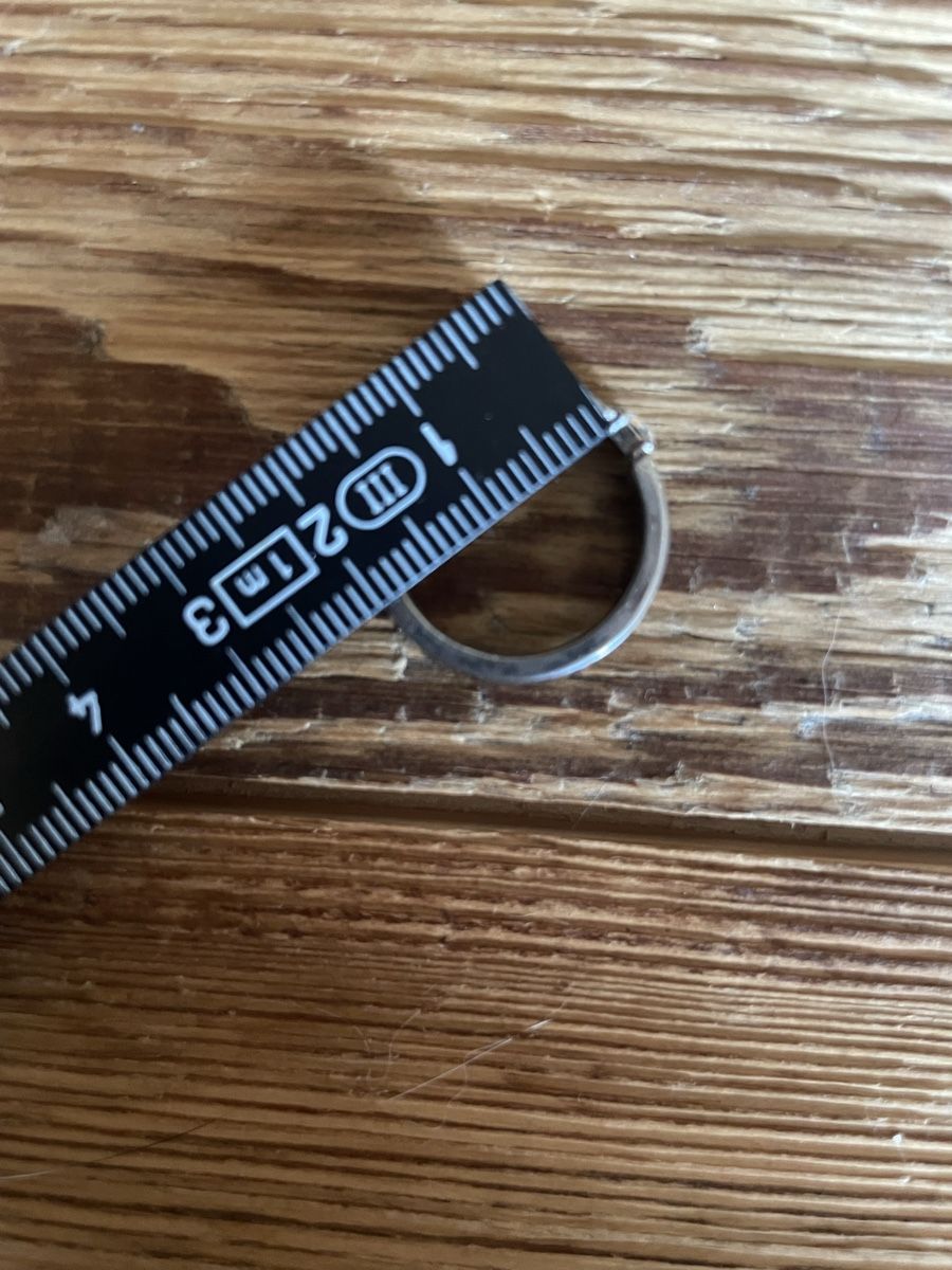 Anelli: Eleganter Solitär Ring Silberfarben mit Zirkonia – Usato da Heitenried venduto da Steffundsasch 2