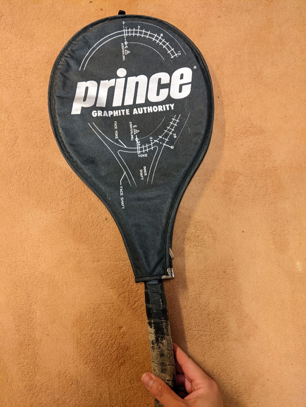 Racchette: Raquette de tennis Prince Graphite Authority Oversize 90's – Usato da Vessy venduto da Avicci 1