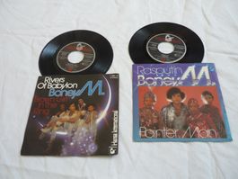 7" Single - 2x Boney M rivers of babylon + rasputin