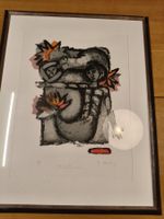 Rudolf Mirer "Wassermann" Lithografie gerahmt signiert