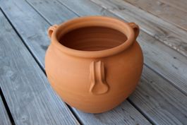 Garten Blumentopf handgemacht aus Ton