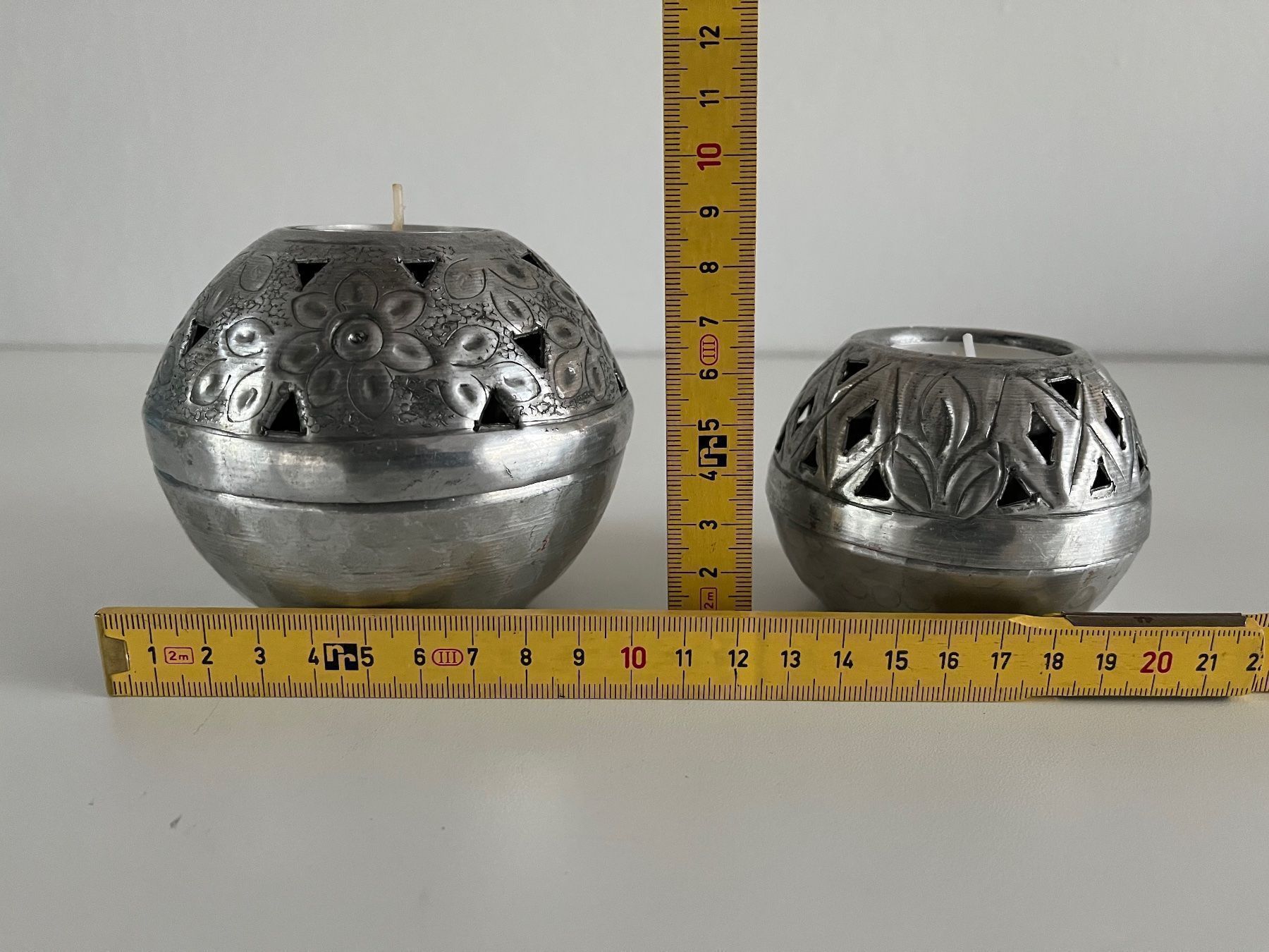 Tutte le decorazioni: 2 Teelichter aus Aluminium – Usato da Wetzikon ZH venduto da seli03 7