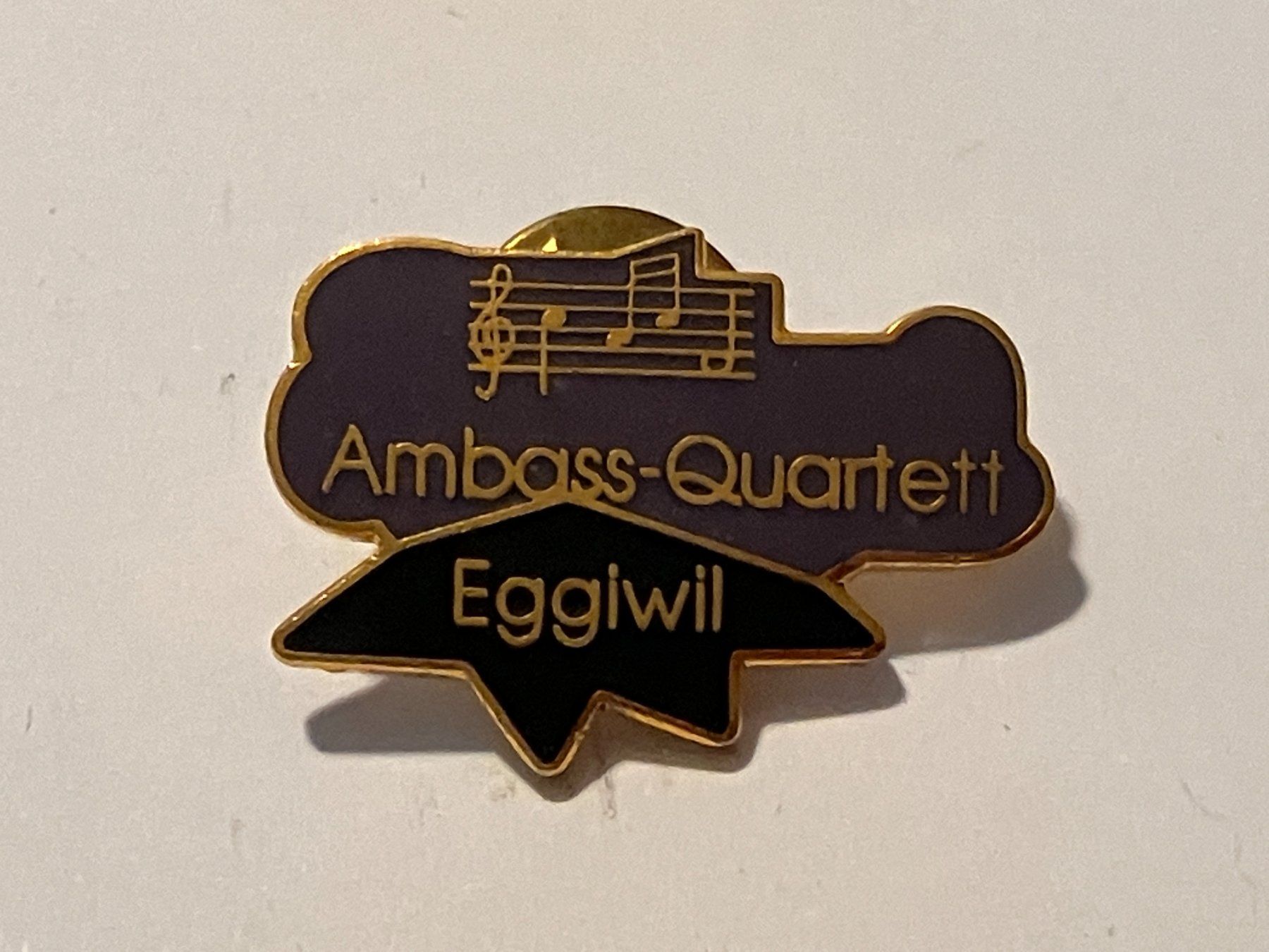 Plaketten & Abzeichen: 1 Pin Ambass Quartett Eggiwil – Gebraucht aus Basel von djwwpp