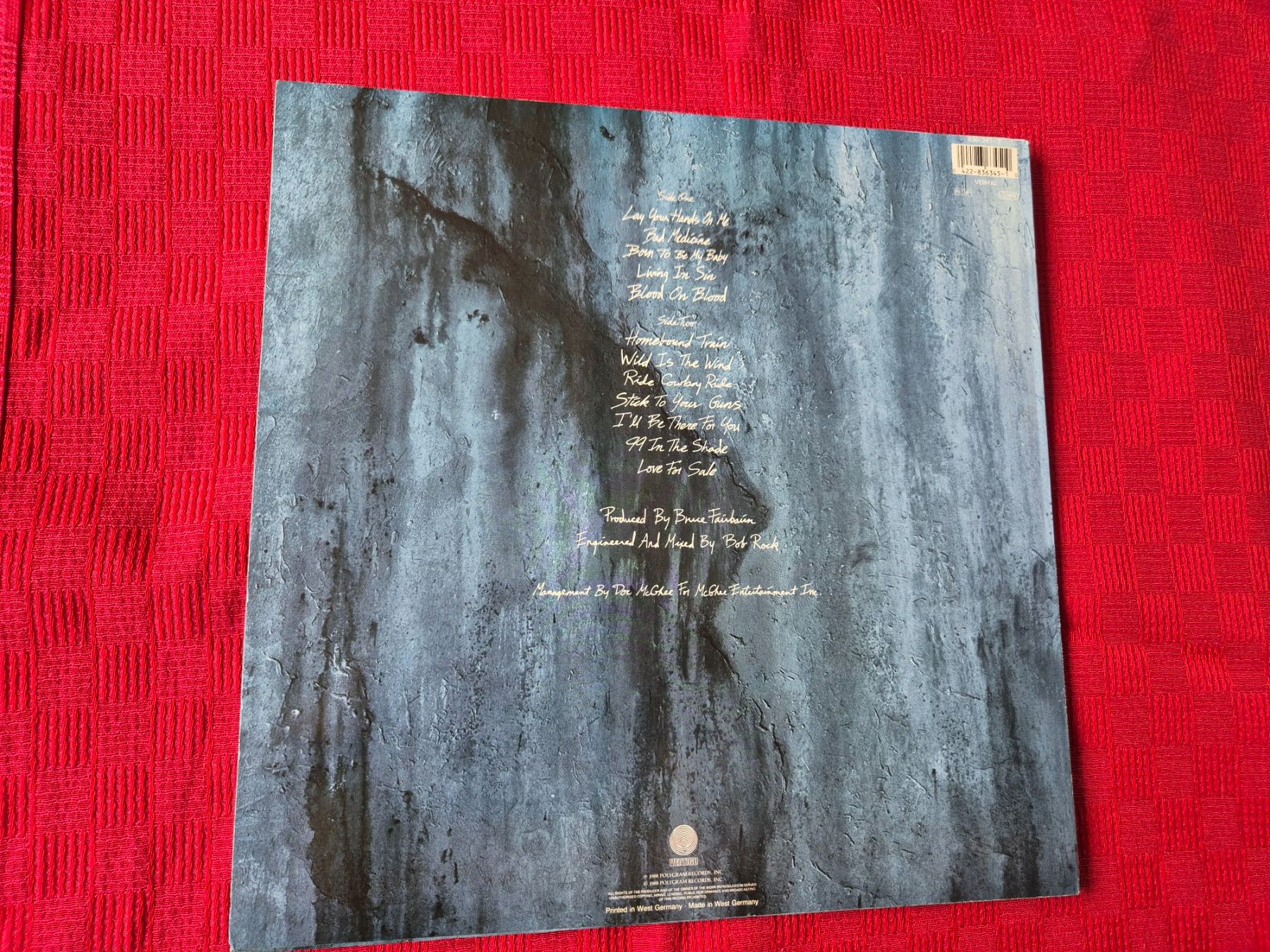 Bon Jovi - New Jersey Schallplatte LP Original Top Zustand! (Gebraucht