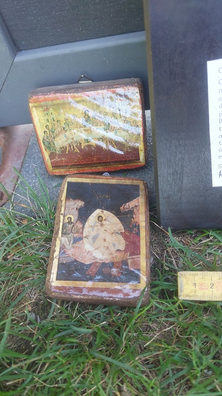 Gemälde: Bilder ikonen Sammlung 5 Stueck antik – Gebraucht aus Crésuz von NgauNgau 2