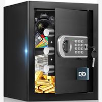 Möbeltresor Safe Sicherheitstresor 52L Zahlenschloss Alarm