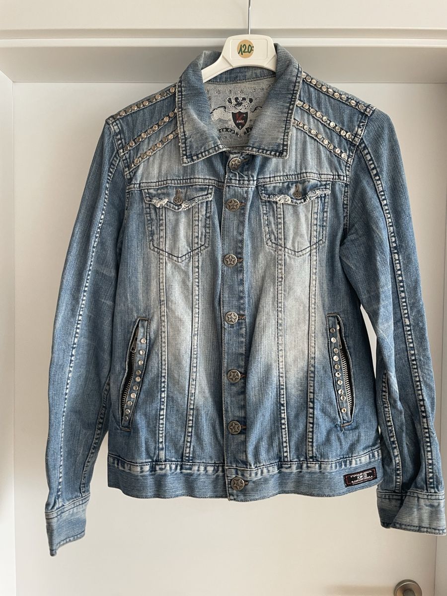 Jacken: Custom made, veste denim, skull Swarovski – Gebraucht aus Pâquier-Montbarry von mir_687p 1