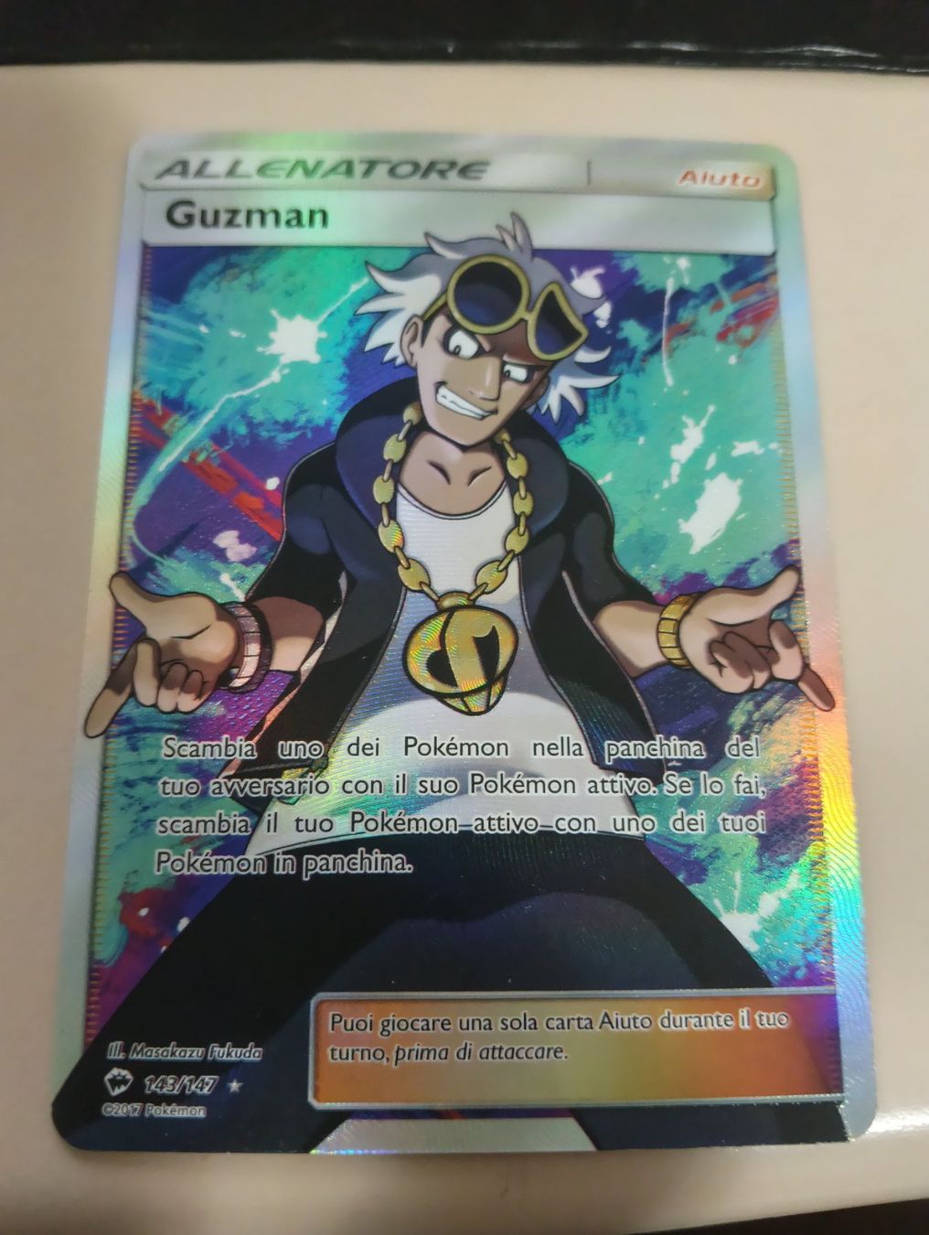 Pokémon Carte collezionabili: pokemon Guzman Full Art – Usato da Sigirino venduto da acquila16