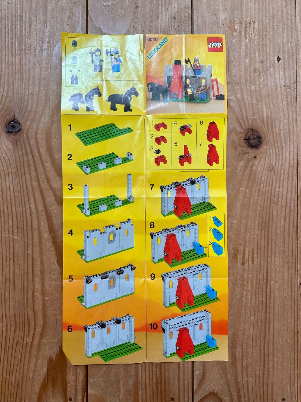 Lego Jeux de construction: Lego Castle Ritter 6040 - instructions / Bauanleitung – D'occasion à Arnex-sur-Orbe par Kikoudoox2