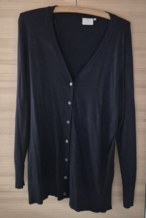 Lange Jacke dunkelblau Grösse M - KAFFE