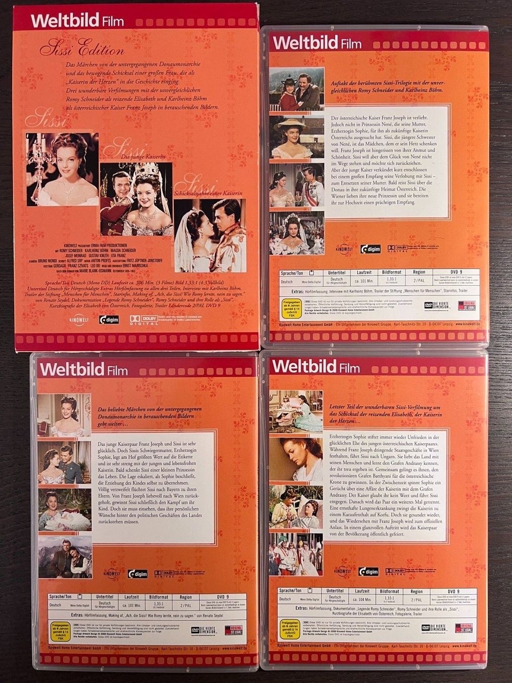 Tutti i DVDs: Sissi Trilogie – Usato da Zürich venduto da FilmFreunde 3