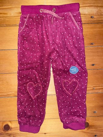 NEU Grösse 98 Hose Cord 100% Baumwolle pink/violett