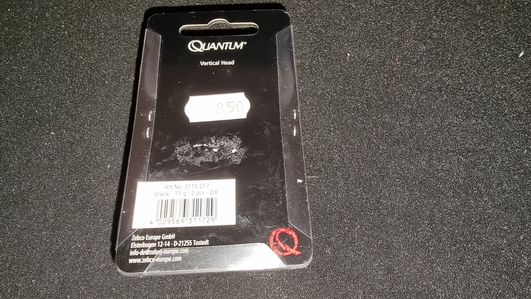 Esche: Angelköder Jighead Vertical Head Quantum black 15g 2/0 – Nuovo e nell'imballaggio originale da Abtwil SG venduto da Fischerei_Artikel 1