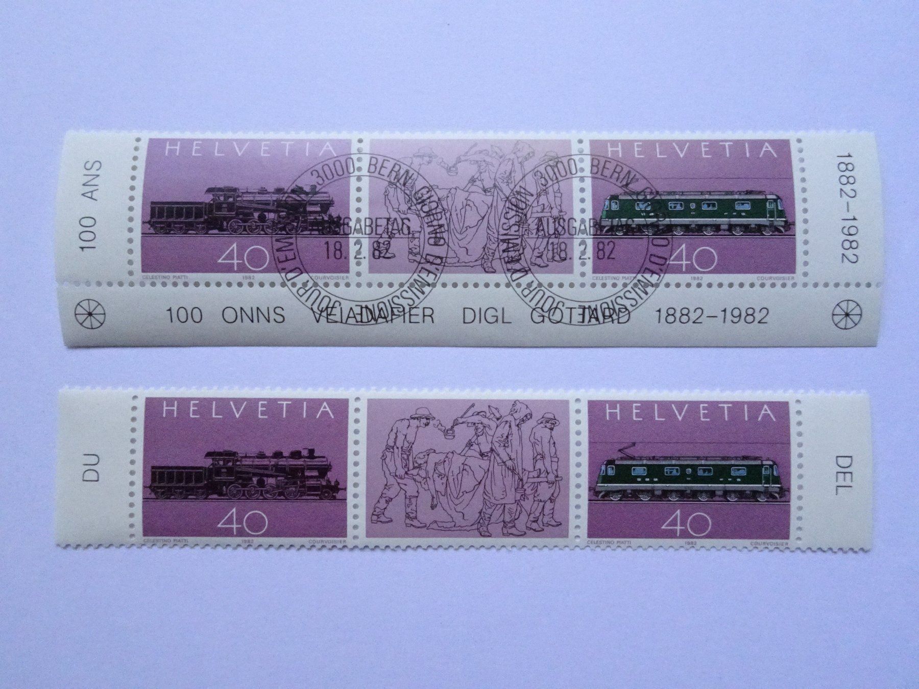 Tutti i francobolli: 1982 mit/ohne Stempel – Nuovo (secondo la descrizione) da Aadorf venduto da Chnorli-Furz