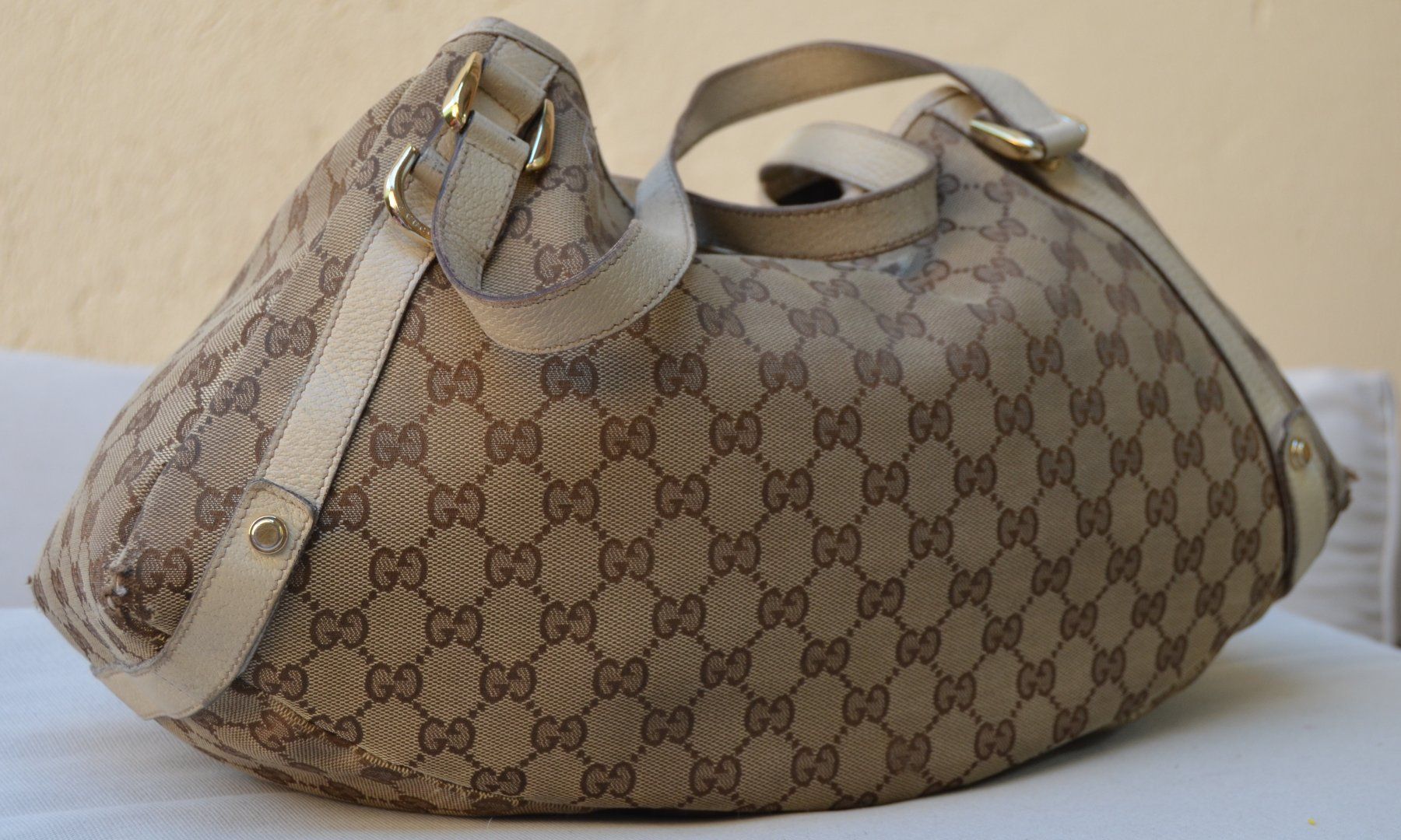 Gucci Borse da donna: Gucci GG Canvas Abbey Tasche / sac – Usato da Collonges venduto da arashee 1