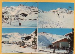 4-Bild-AK BIVIO Wintersport Skilift Cuolms