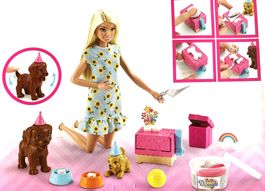 BARBIE-WELPEN-PARTY-SPIELSET MIT PUPPE *NEU UND OVP*